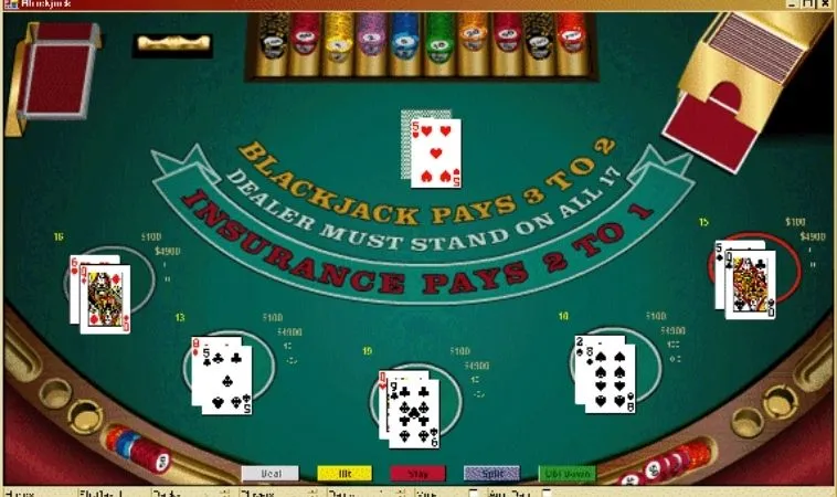 Bàn chơi Blackjack tại 88CLB
